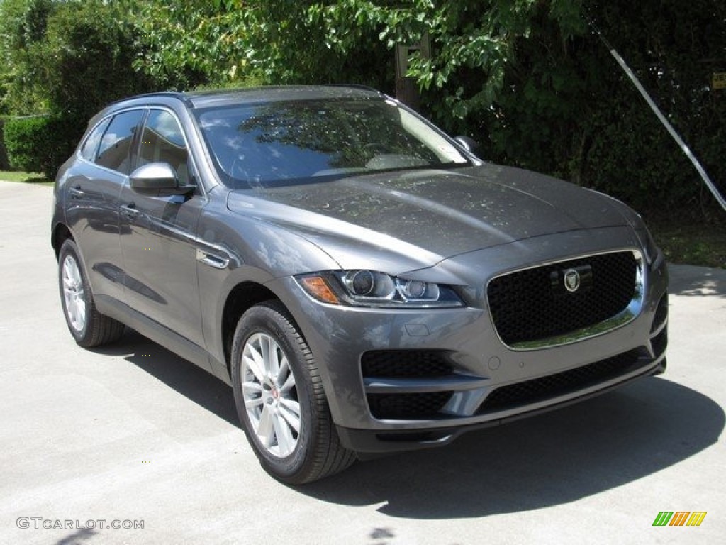 Corris Grey Metallic 2019 Jaguar F-PACE Prestige AWD Exterior Photo #128775324