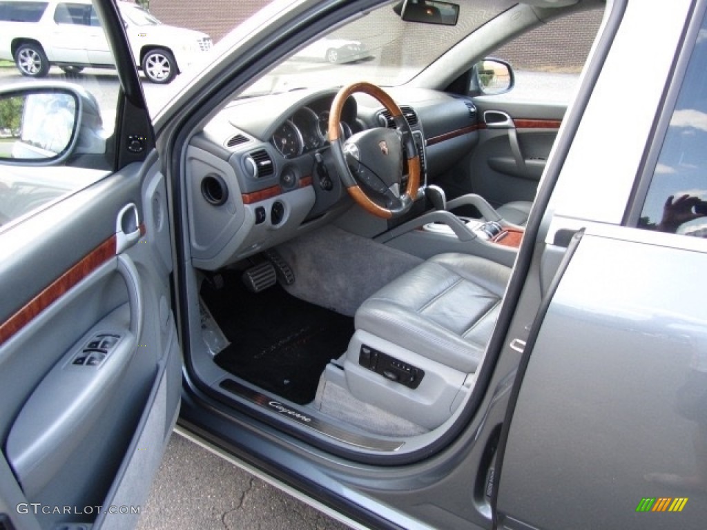 2004 Cayenne Turbo - Titanium Metallic / Stone/Steel Grey photo #17