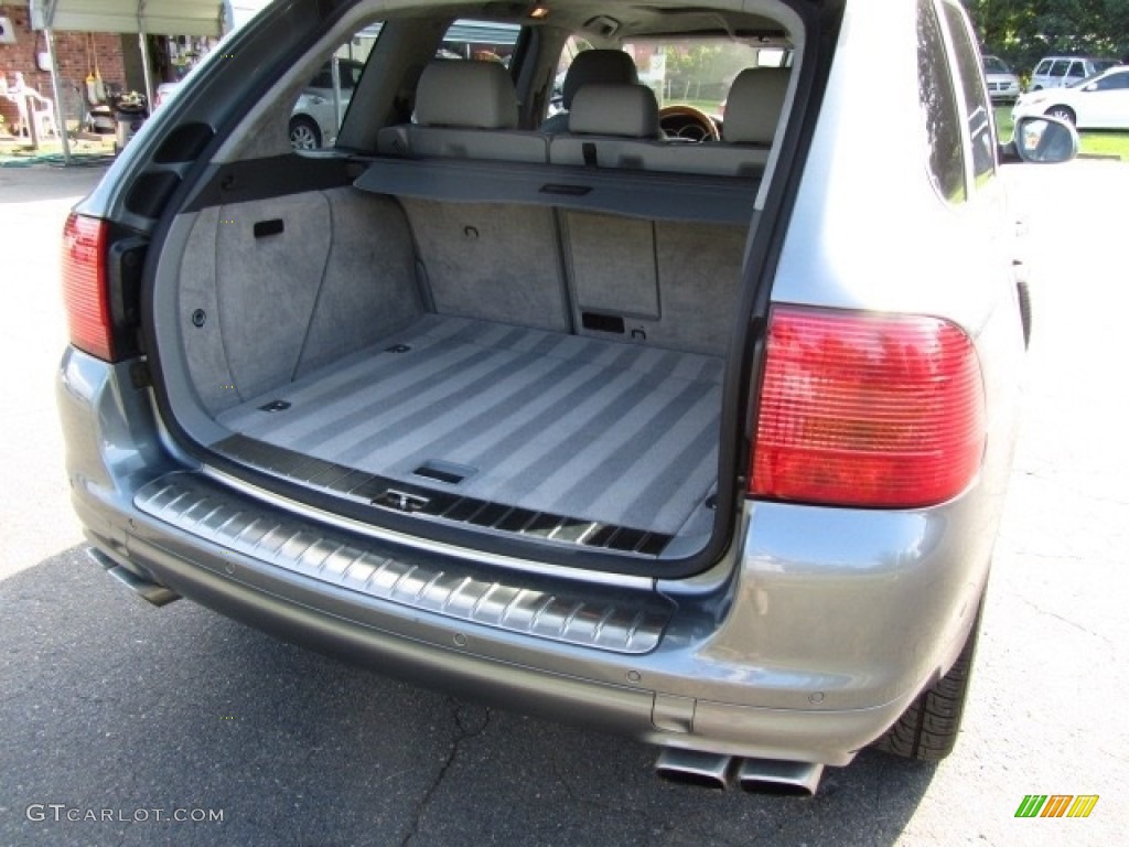 2004 Cayenne Turbo - Titanium Metallic / Stone/Steel Grey photo #21