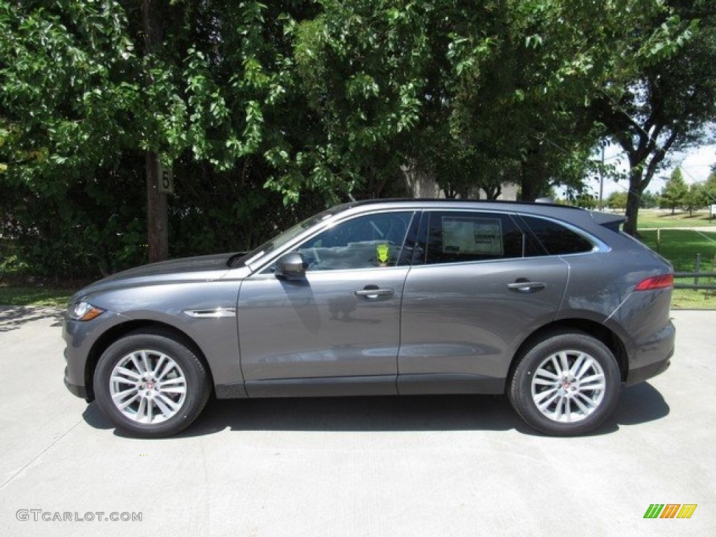 Corris Grey Metallic 2019 Jaguar F-PACE Prestige AWD Exterior Photo #128775492