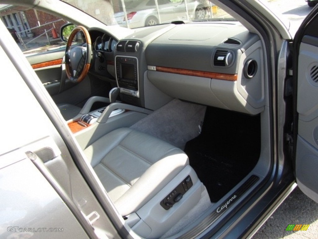 2004 Cayenne Turbo - Titanium Metallic / Stone/Steel Grey photo #22