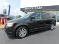 Brilliant Black Crystal Pearlcoat 2008 Chrysler Town & Country Touring