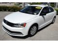 2016 Pure White Volkswagen Jetta S  photo #4