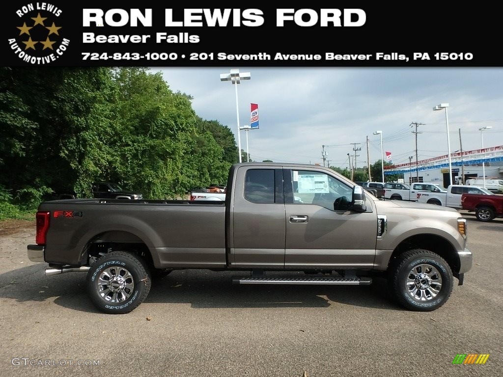 2019 F250 Super Duty XLT SuperCab 4x4 - Stone Gray / Earth Gray photo #1