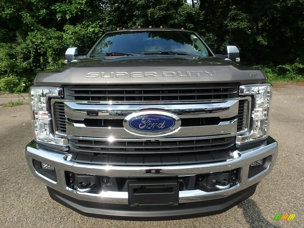 2019 F250 Super Duty XLT SuperCab 4x4 - Stone Gray / Earth Gray photo #8