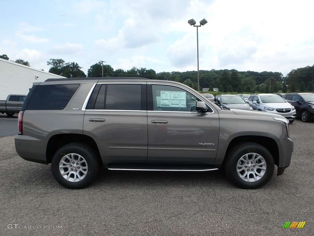 Pepperdust Metallic 2019 GMC Yukon SLT 4WD Exterior Photo #128779202