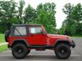 1998 Flame Red Jeep Wrangler Sport 4x4  photo #26