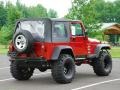 1998 Flame Red Jeep Wrangler Sport 4x4  photo #27