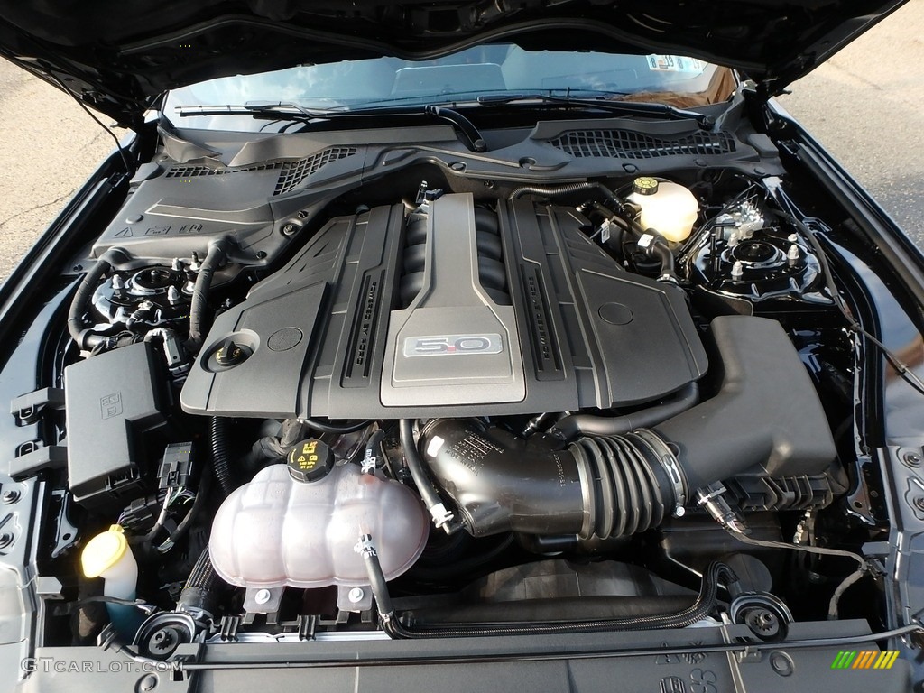 2019 Ford Mustang GT Fastback 5.0 Liter DOHC 32-Valve Ti-VCT V8 Engine Photo #128780375