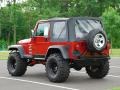 1998 Flame Red Jeep Wrangler Sport 4x4  photo #28