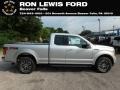 2018 Ingot Silver Ford F150 XLT SuperCab 4x4  photo #1