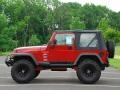1998 Flame Red Jeep Wrangler Sport 4x4  photo #29