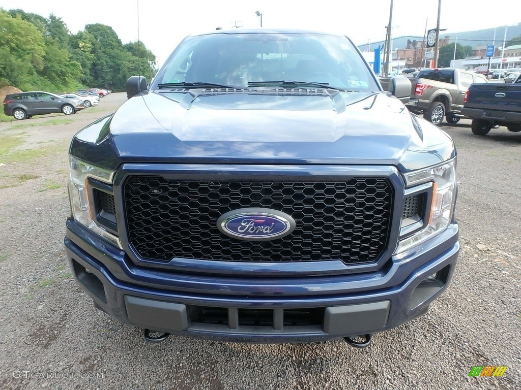 2018 F150 STX SuperCab 4x4 - Blue Jeans / Black photo #7