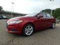 Ruby Red 2018 Ford Fusion SE Exterior
