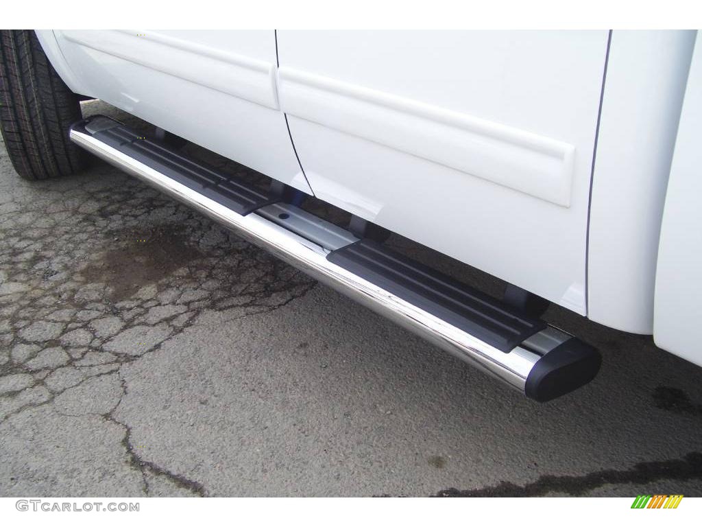 2009 Silverado 1500 LTZ Extended Cab 4x4 - Summit White / Light Titanium photo #10