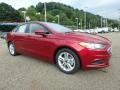 Ruby Red 2018 Ford Fusion SE Exterior