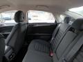 2018 Ford Fusion Ebony Interior Rear Seat Photo