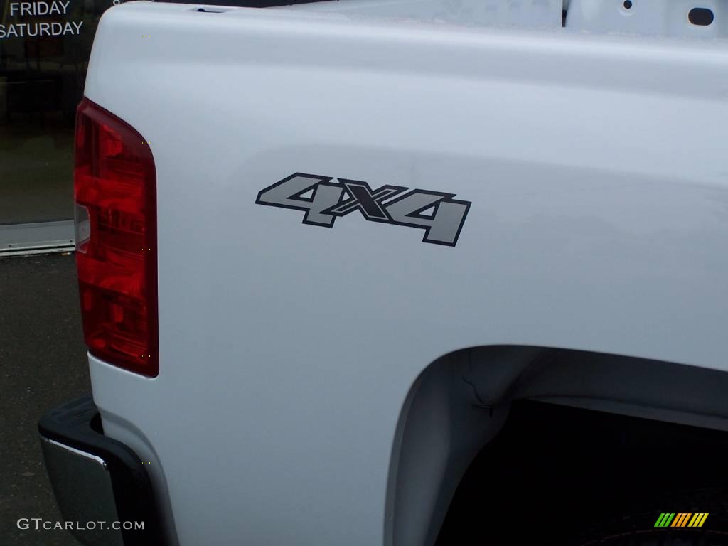 2009 Silverado 1500 LTZ Crew Cab 4x4 - Summit White / Light Titanium photo #5