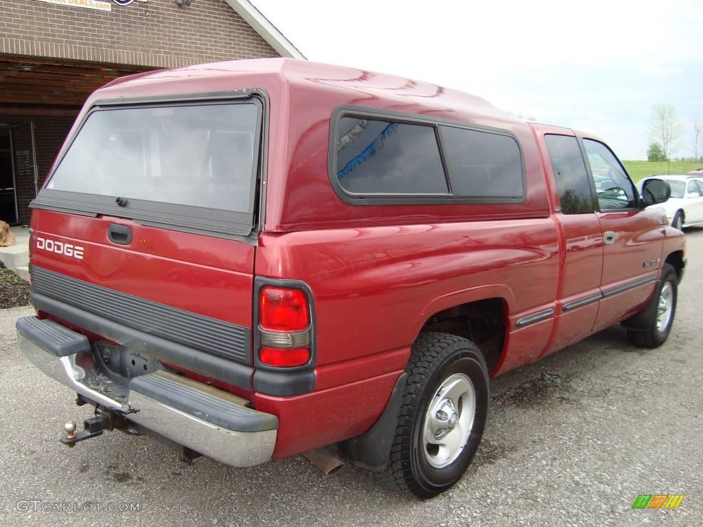 1999 Ram 1500 SLT Extended Cab - Metallic Red / Mist Gray photo #3
