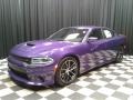 2018 Plum Crazy Pearl Dodge Charger R/T Scat Pack  photo #2