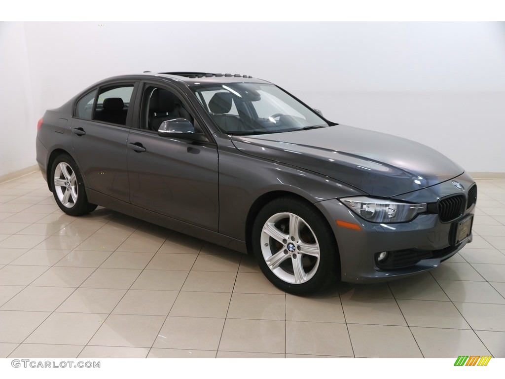 2015 3 Series 320i xDrive Sedan - Mineral Grey Metallic / Black photo #1