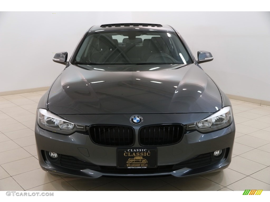 2015 3 Series 320i xDrive Sedan - Mineral Grey Metallic / Black photo #2