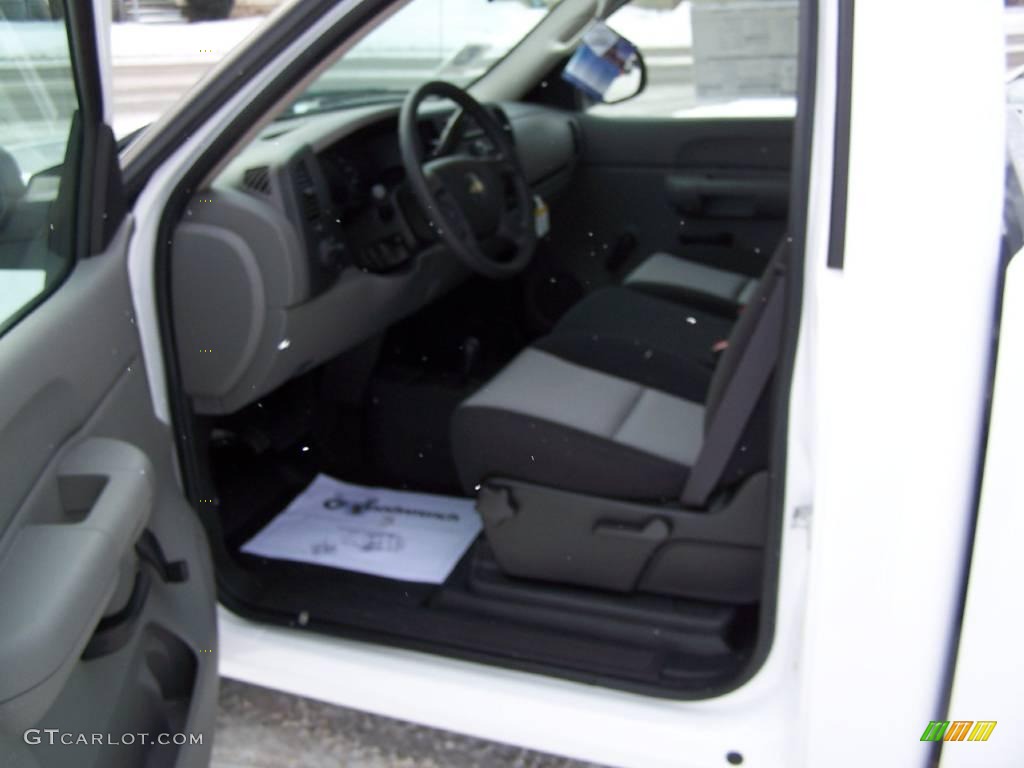 2009 Silverado 1500 LS Regular Cab 4x4 - Summit White / Dark Titanium photo #21