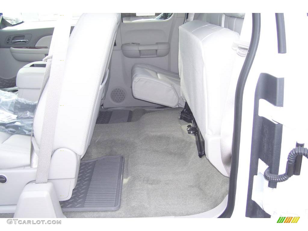 2009 Silverado 1500 LTZ Extended Cab 4x4 - Summit White / Light Titanium photo #16