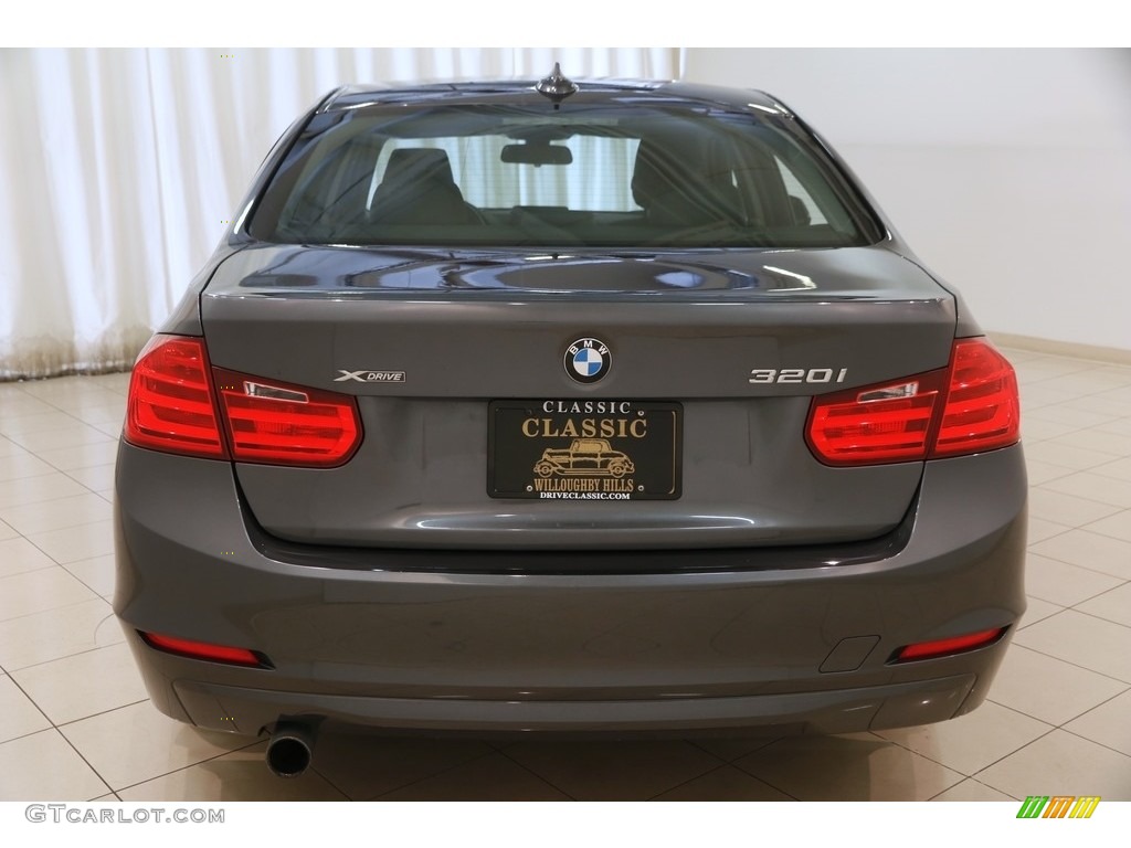 2015 3 Series 320i xDrive Sedan - Mineral Grey Metallic / Black photo #20