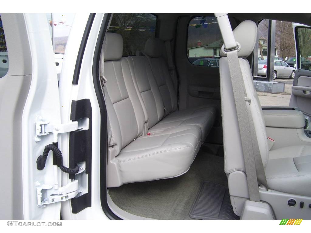 2009 Silverado 1500 LTZ Extended Cab 4x4 - Summit White / Light Titanium photo #17