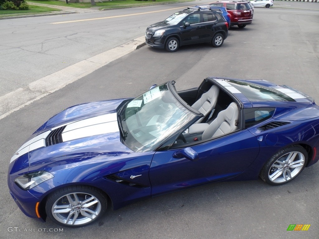 2019 Corvette Stingray Coupe - Admiral Blue Metallic / Gray photo #8