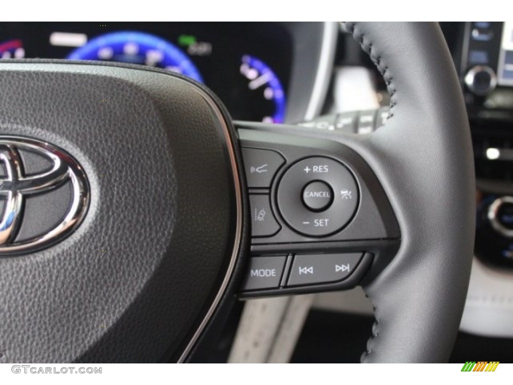 2019 Toyota Corolla Hatchback XSE Moonstone Steering Wheel Photo #128786199