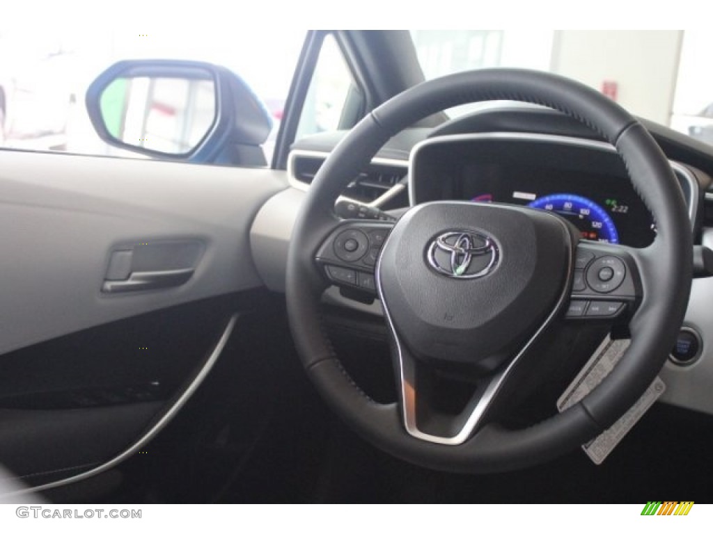 2019 Toyota Corolla Hatchback XSE Moonstone Steering Wheel Photo #128786223
