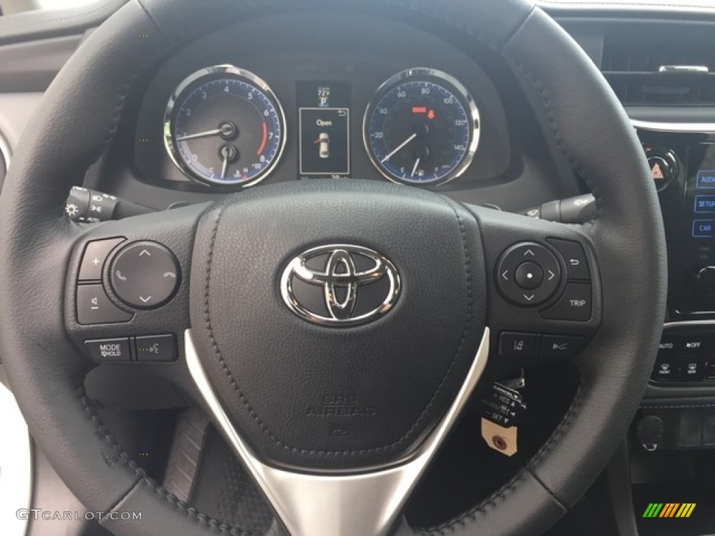2019 Toyota Corolla SE Black Steering Wheel Photo #128786671