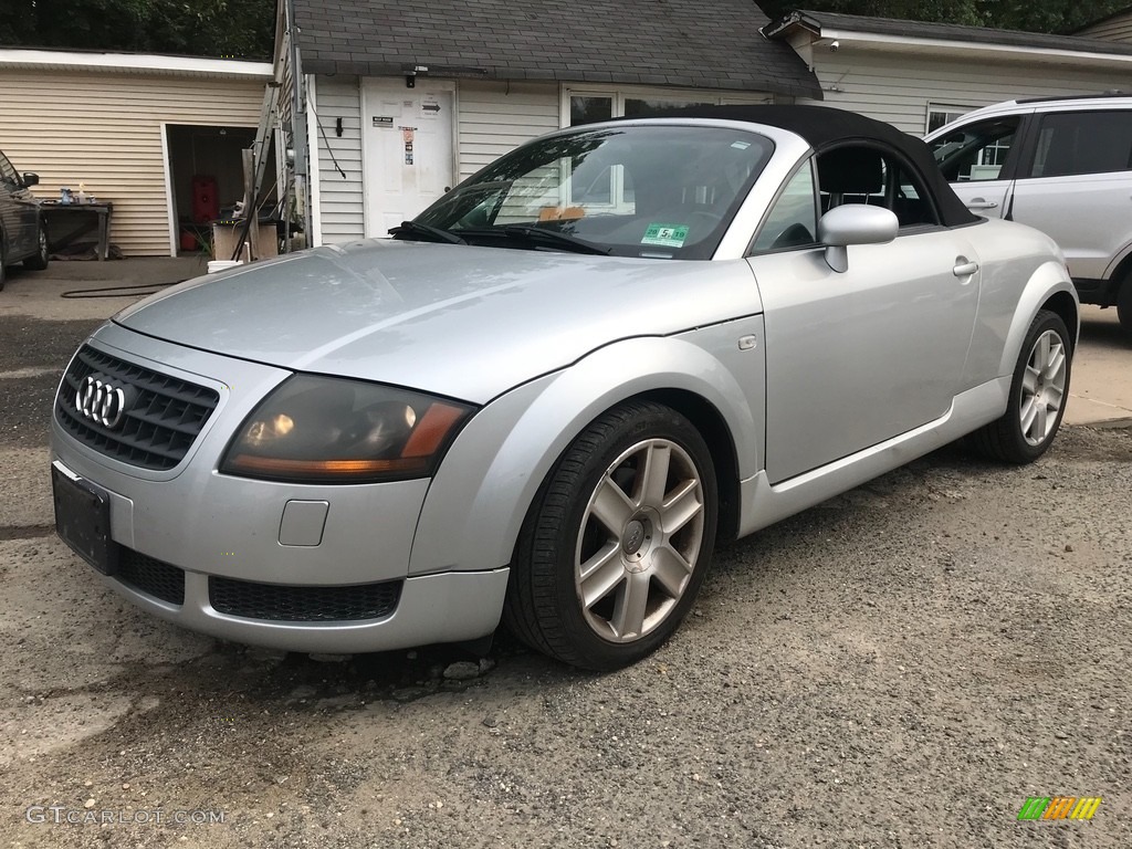 2003 TT 1.8T Roadster - Lake Silver Metallic / Ebony photo #2