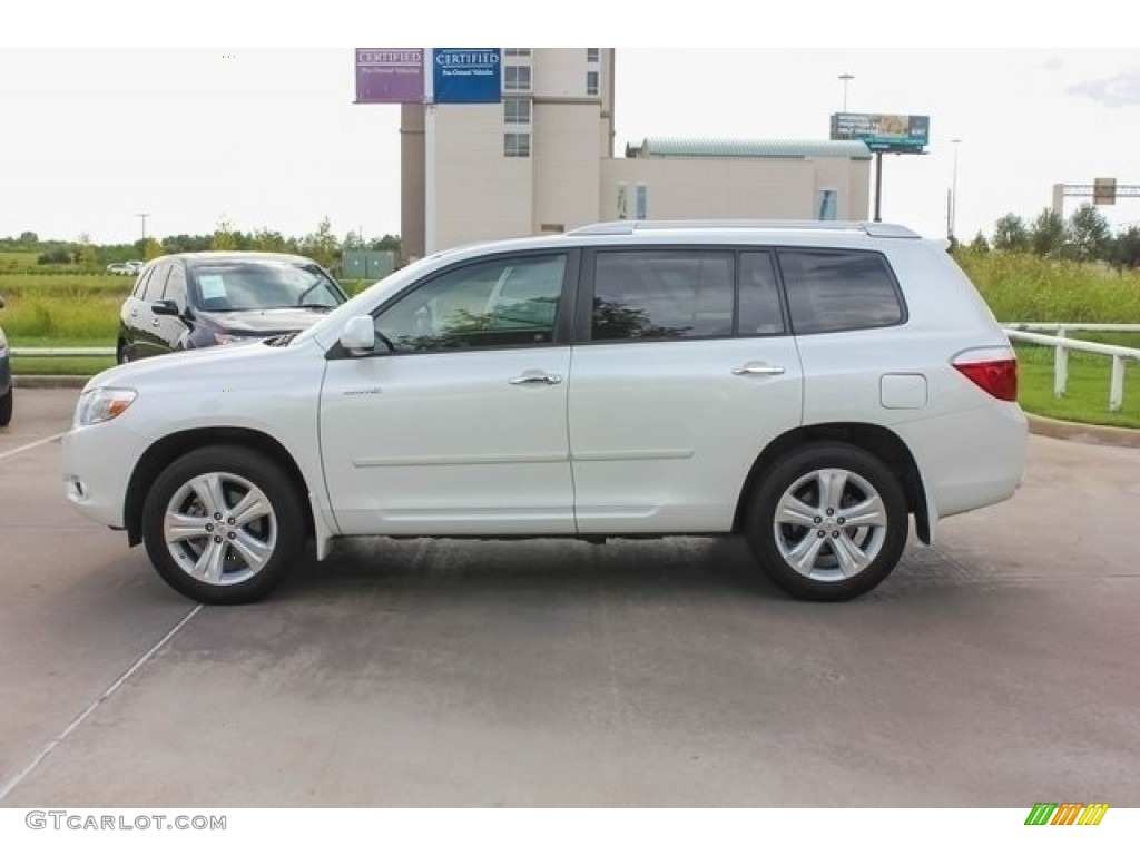 2010 Highlander Limited - Blizzard White Pearl / Ash photo #4