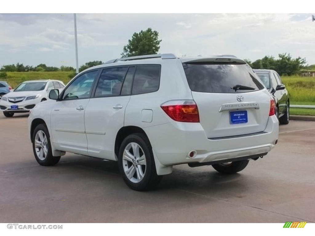 2010 Highlander Limited - Blizzard White Pearl / Ash photo #5