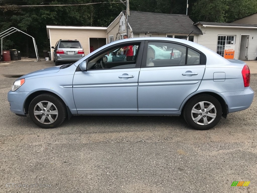 2011 Accent GLS 4 Door - Dark Sapphire Blue / Gray photo #2