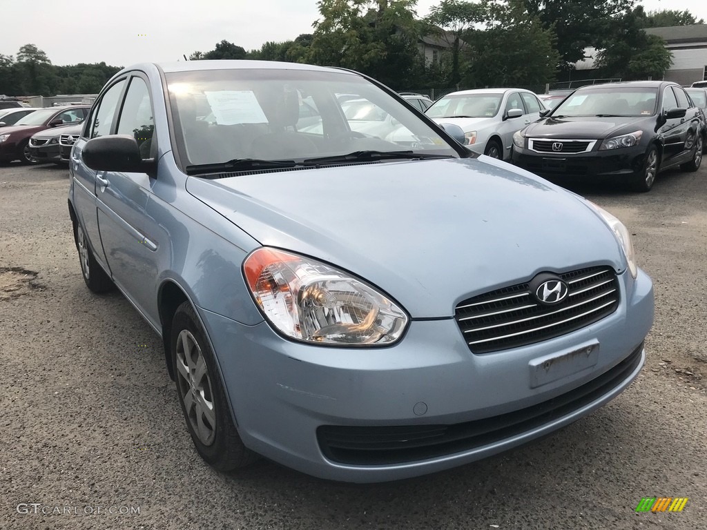 2011 Accent GLS 4 Door - Dark Sapphire Blue / Gray photo #9