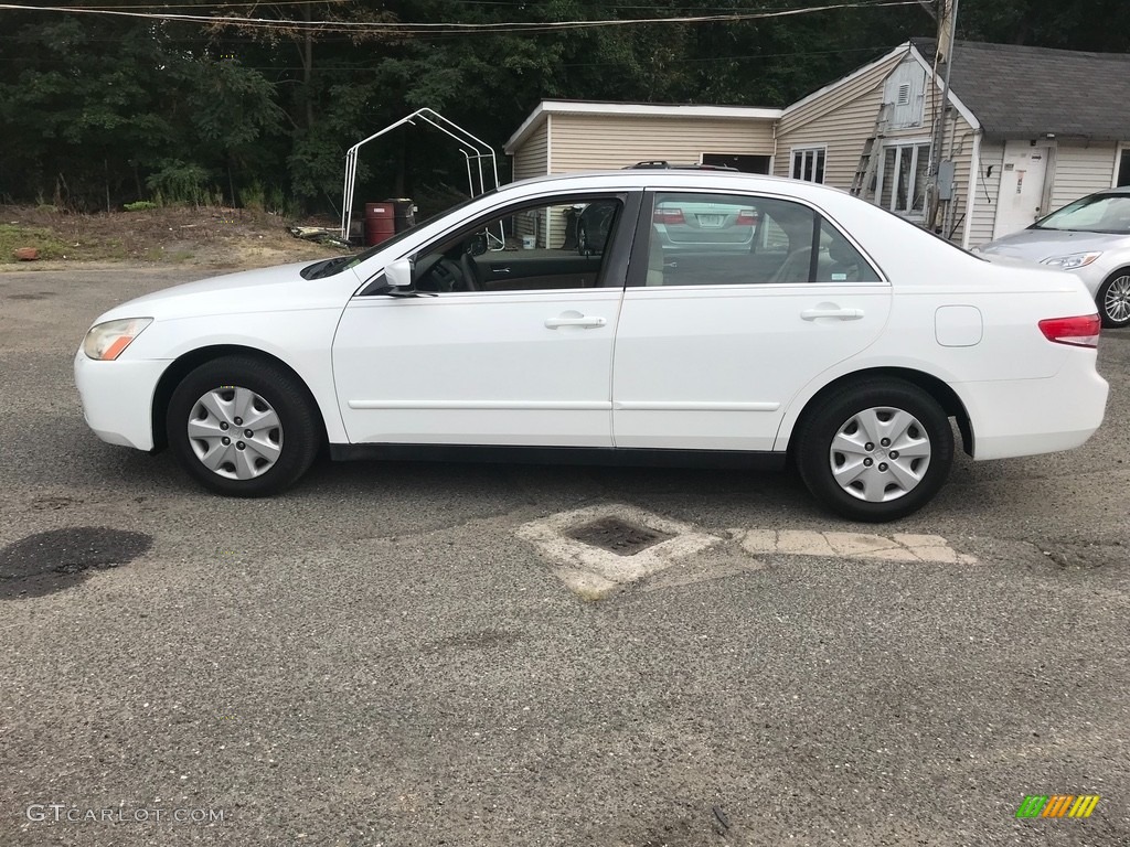 2003 Accord LX Sedan - Taffeta White / Ivory photo #2