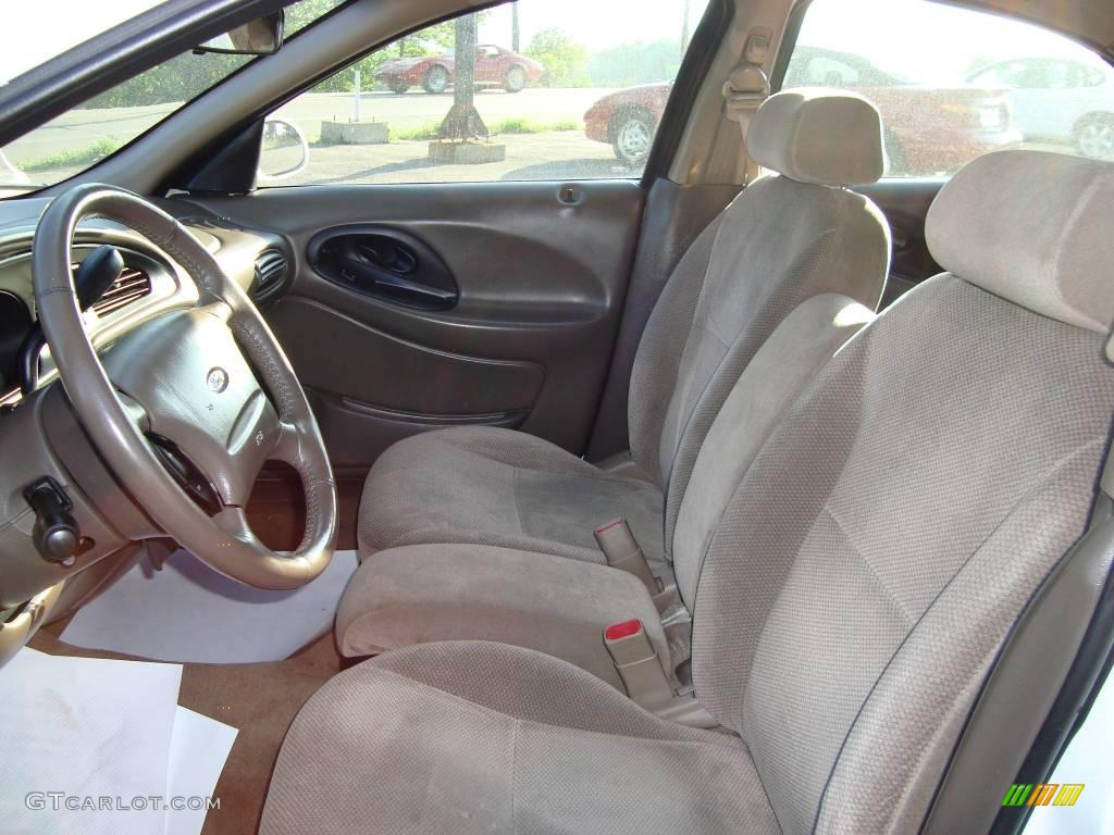 1999 Taurus SE Wagon - Vibrant White / Medium Prairie Tan photo #9