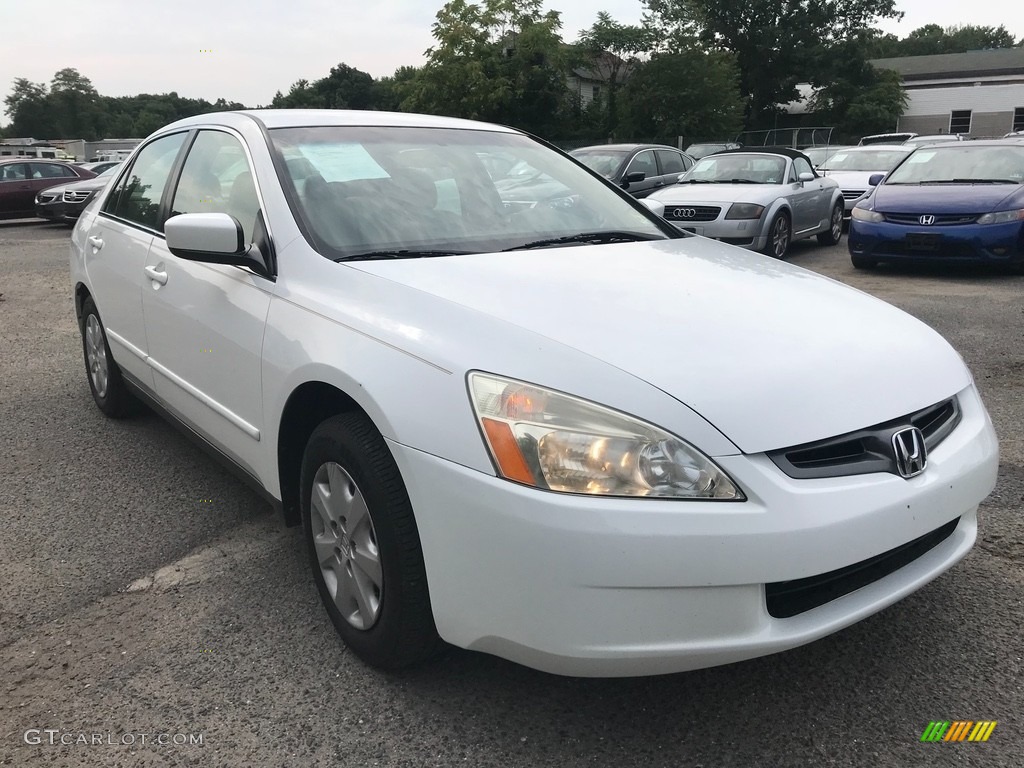 2003 Accord LX Sedan - Taffeta White / Ivory photo #9