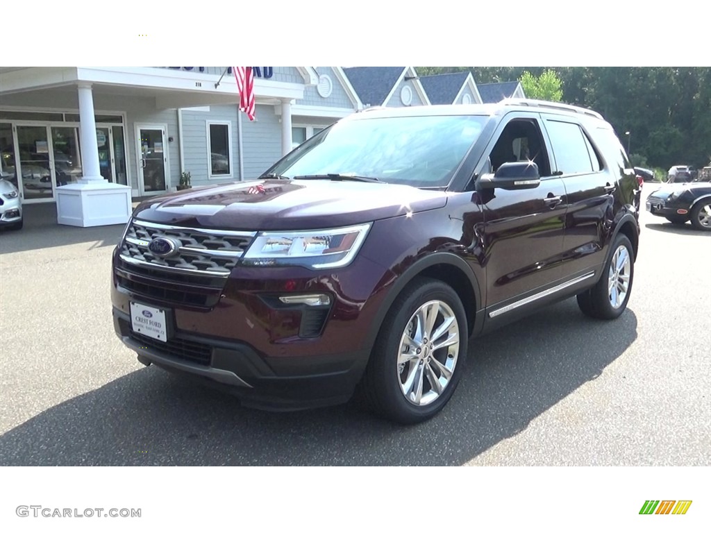 2018 Explorer XLT 4WD - Burgundy Velvet / Ebony Black photo #3
