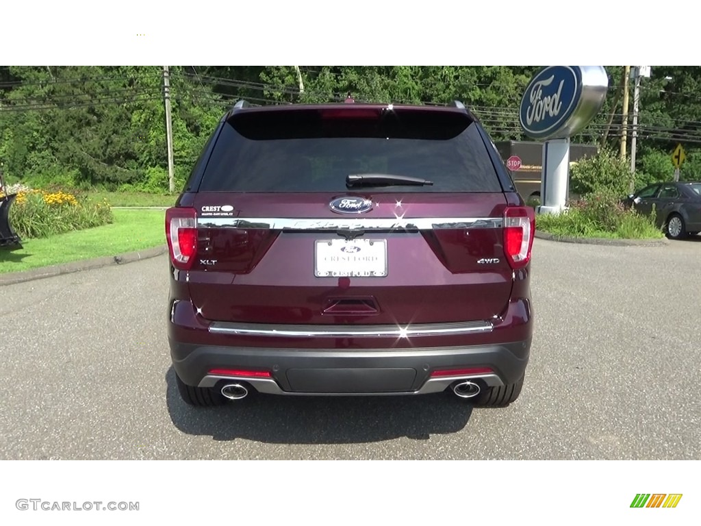 2018 Explorer XLT 4WD - Burgundy Velvet / Ebony Black photo #6