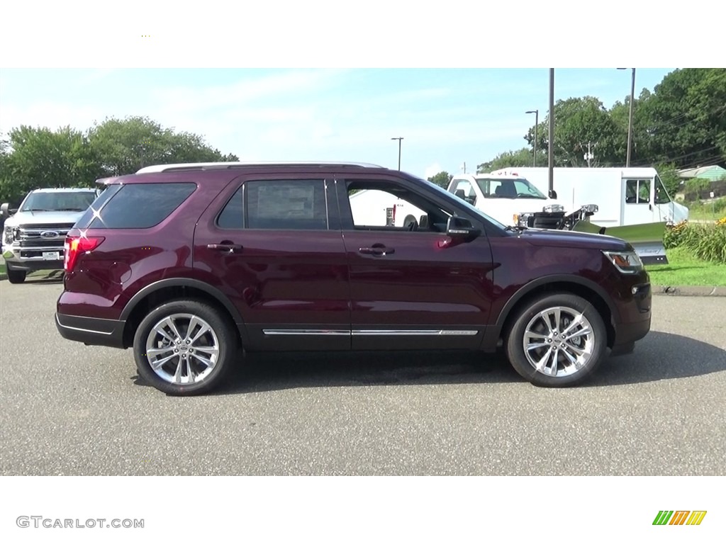 2018 Explorer XLT 4WD - Burgundy Velvet / Ebony Black photo #8