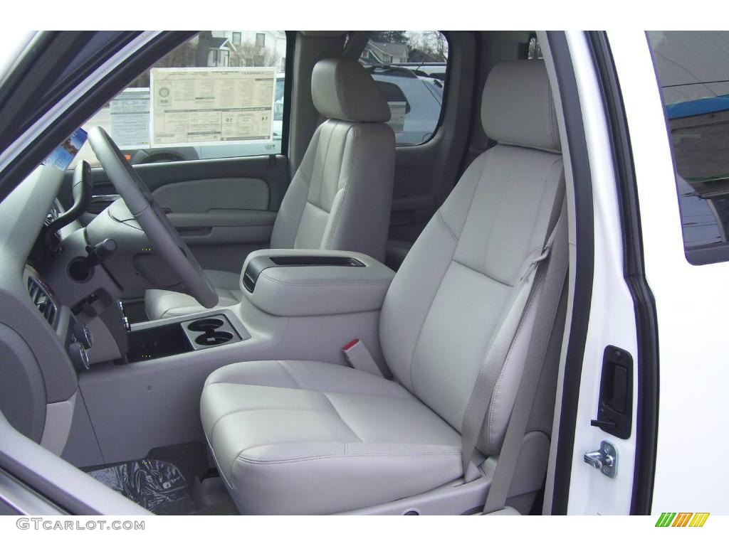 2009 Silverado 1500 LTZ Extended Cab 4x4 - Summit White / Light Titanium photo #26