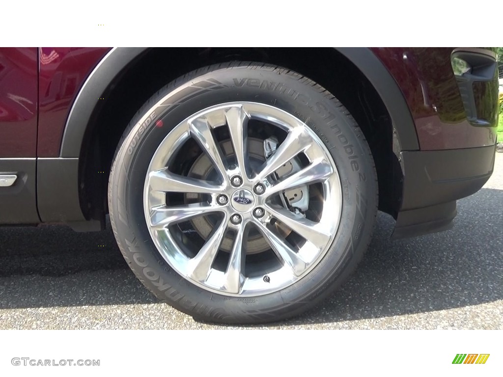 2018 Explorer XLT 4WD - Burgundy Velvet / Ebony Black photo #28
