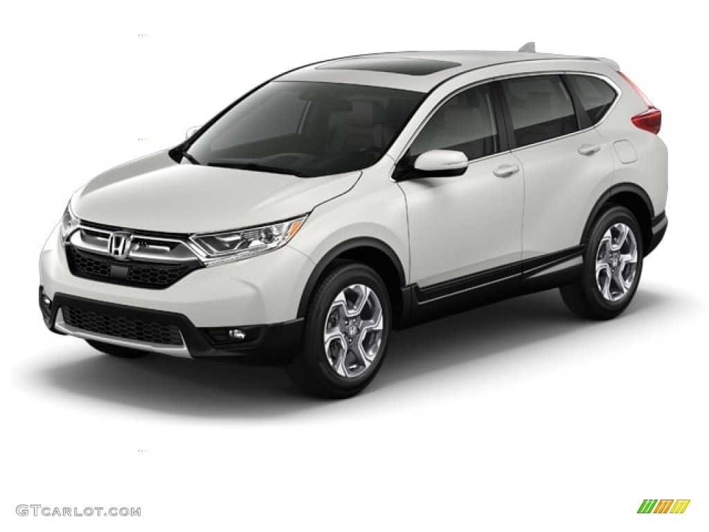 2018 CR-V EX-L - White Diamond Pearl / Black photo #37