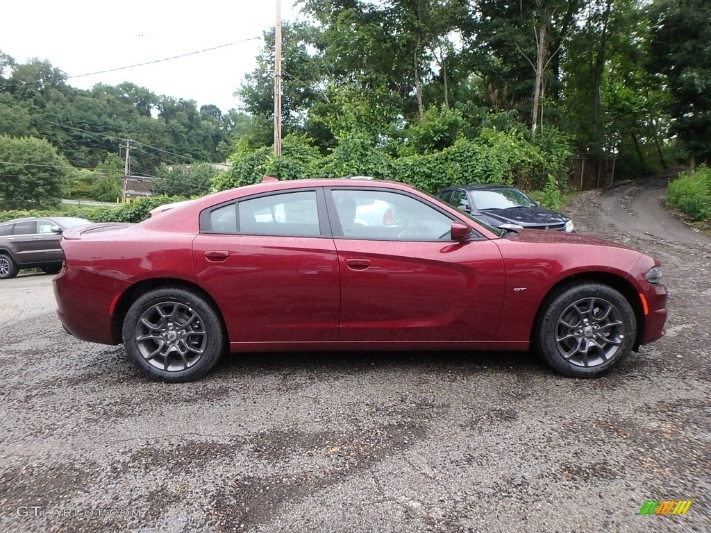 2018 Charger GT AWD - Octane Red Pearl / Black photo #6