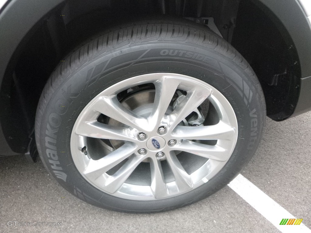2018 Explorer XLT 4WD - White Platinum / Ebony Black photo #7